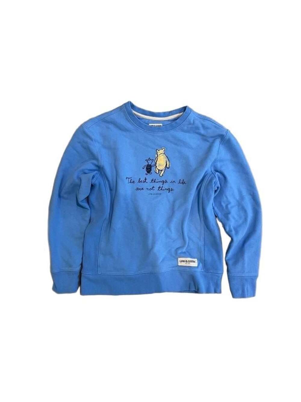 Life is Good Women's Winnie the Pooh 'The best things in life are not things' Sw